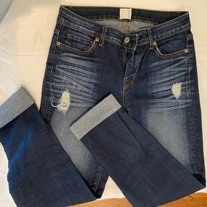 Rich & Skinny Women's Cropped Jeans / Distressed / Sz 26